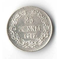 Финляндия, 25 пенни 1917 г.