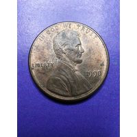 США 1 цент 1990