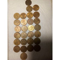 Российская Федерация сборный лот. 10 копеек. 28 штук. без повтора.