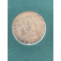 Ватикан 20 лир 1989 г ( из набора)