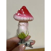 Ёлочная игрушка СССР !!! МУХОМОР !!! С РУБЛЯ!!!