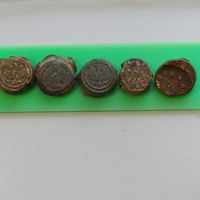 Таможенные пломбы гербовые (4шт ), Польша, старинные, оригиналы, с 5 руб.