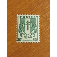 1944 Франция чистая клей MNH** герб (5-2)