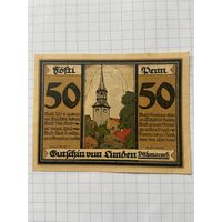 50 пфеннингов (нотгельды) 1921 г. Германия.