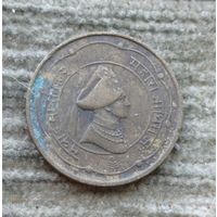 Werty71 Британская Индия (Княжество Джайпур) 1 анна 1944