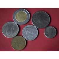 Италия 6 монет