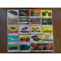 Вкладыши от жвачки Турбо TURBO 4 серия, 191-260 Полная коллекция 70шт