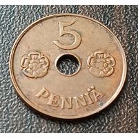 Финляндия 5 пенни, 1941    ( 1-8-7 )