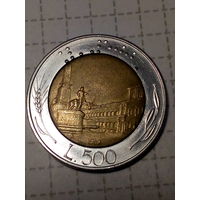 500 лир Италия  1982 год