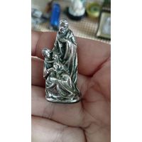 Статуэтка металлическая, 6см, Святая семья