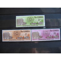 Гамбия. год туризма, полная серия.  1967г.  см. условие.