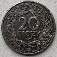 Польша 20 грошей 1923 г.
