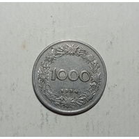 Австрия 1000 крон 1924 год тирольский юноша
