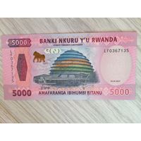 Руанда 5000 UNC c рубля