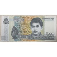 Банкнота 200 риелей. 2022 год, Камбоджа. НЕ БЫЛА В ОБОРОТЕ