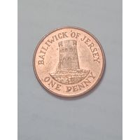 Джерси 1 пенни 1998 года .