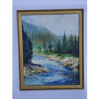 Картина 32*26 см, масло на картоне, В.Шкуринский