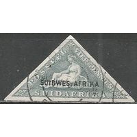 Юго-Западная Африка. Аллегория "Надежда". Надпечатка на Ю.Африке. 1927г. Mi#95.