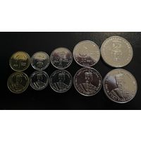 Бруней Набор монет 1 5 10 20  50 сен 2017-2023 UNC