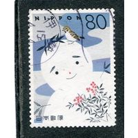 Япония. Поздравительная марка