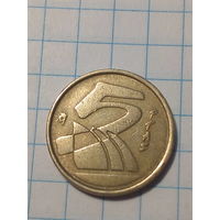 5 песет Испания 1989 год