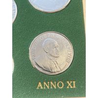 Ватикан 50 лир 1989 г ( из набора)