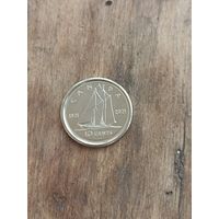 КАНАДА 10 центов 2021 год