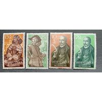 Испанские колонии. Сахара 1959. Лопе де Вега 4 марки 187-190