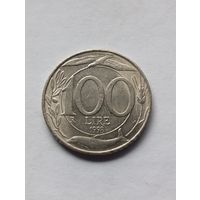 Италия. 100 лир 1998 года. (4).